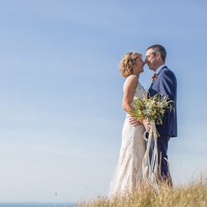 Happy Couple on Dorset Cliff